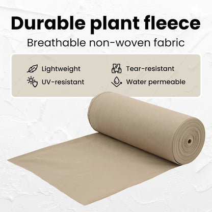 Frost Protection Plant Fleece Beige 20 x 3.2 m Non-woven Fabric