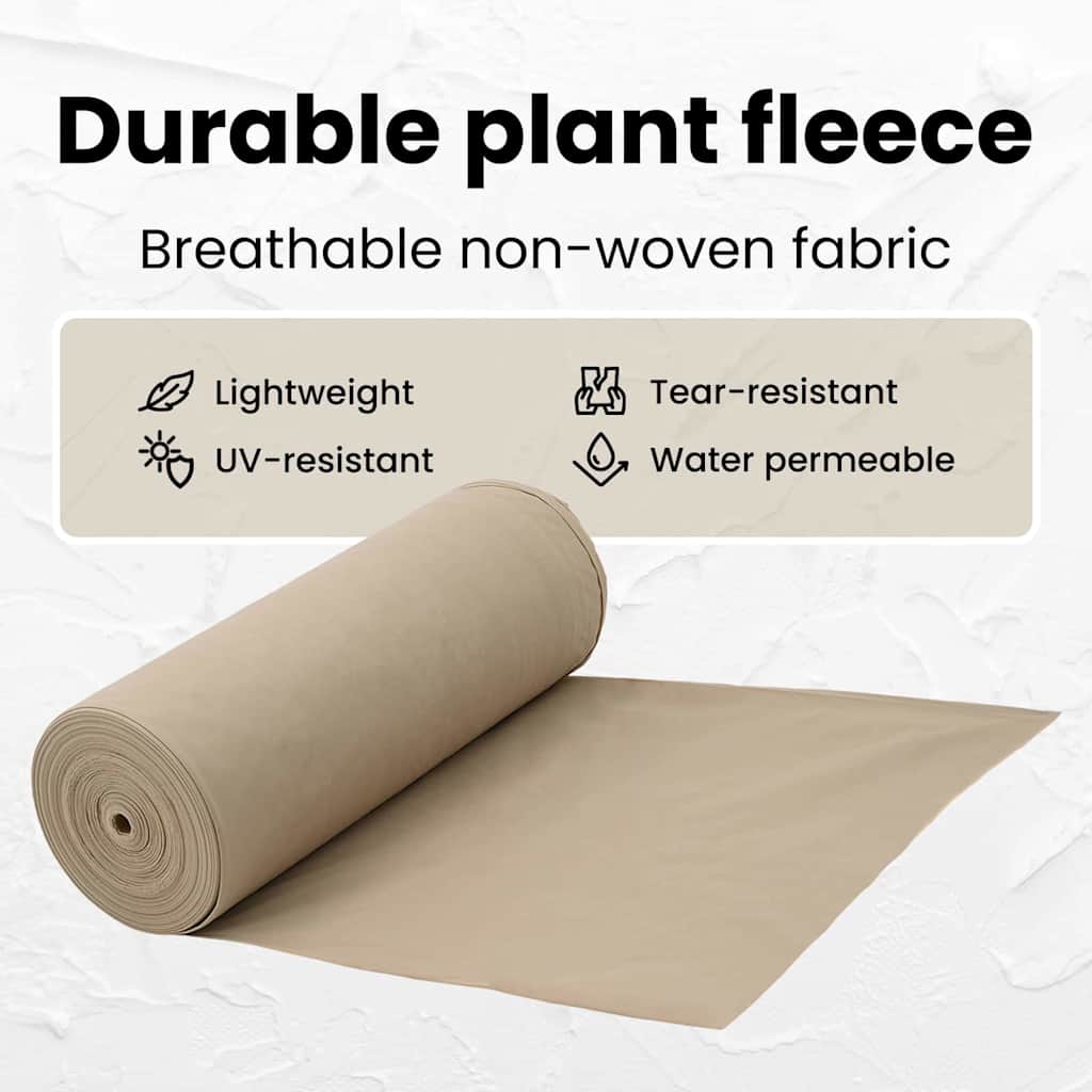Frost Protection Plant Fleece Beige 50 x 3.2 m Non-woven Fabric