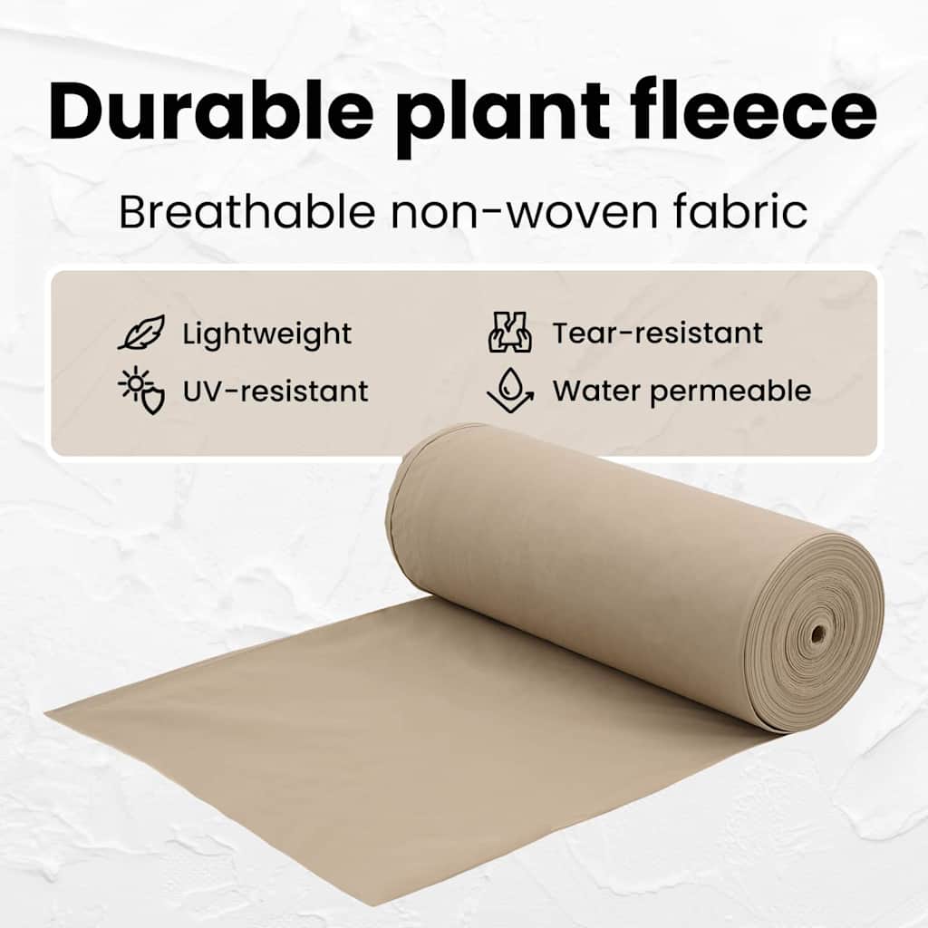 Frost Protection Plant Fleece Beige 100 x 3.2 m