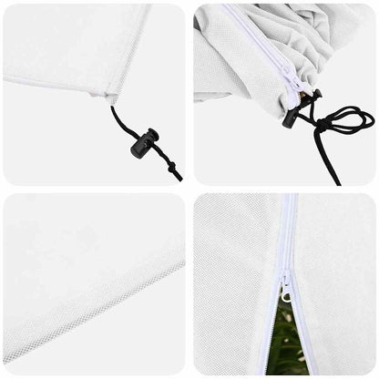 Frost Protection Plant Fleece Covers 5 pcs White 1.8 x 1.2 m