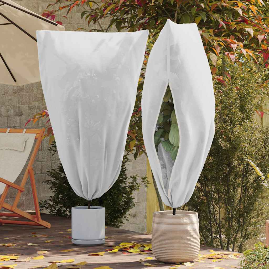 Frost Protection Plant Fleece Covers 5 pcs White 1.8 x 1.2 m