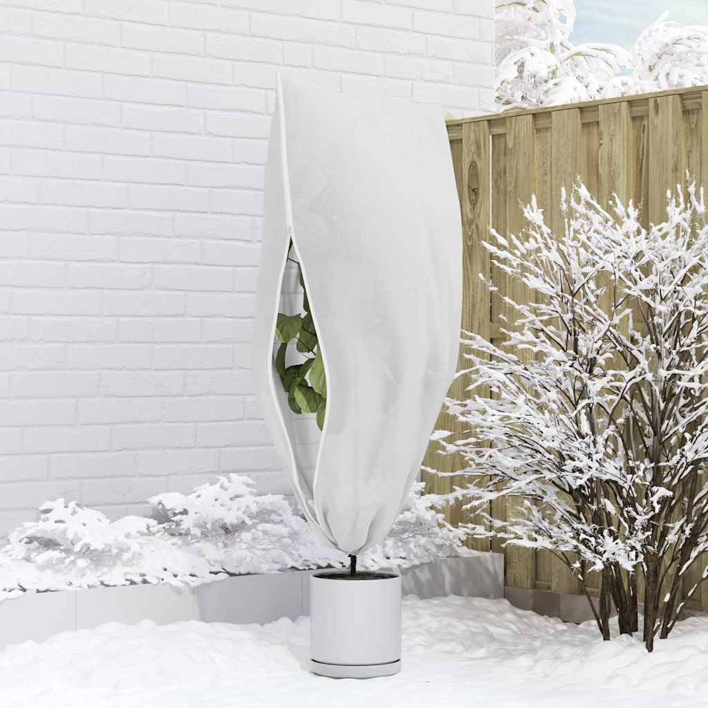 Frost Protection Plant Fleece Covers 5 pcs White 1.8 x 1.2 m