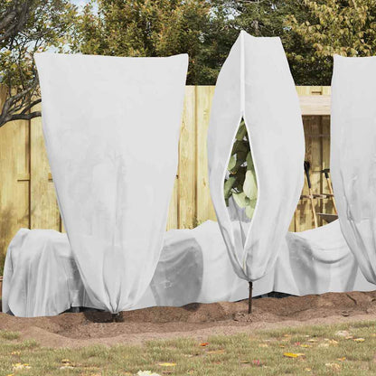 Frost Protection Plant Fleece Covers 5 pcs White 1.8 x 1.2 m