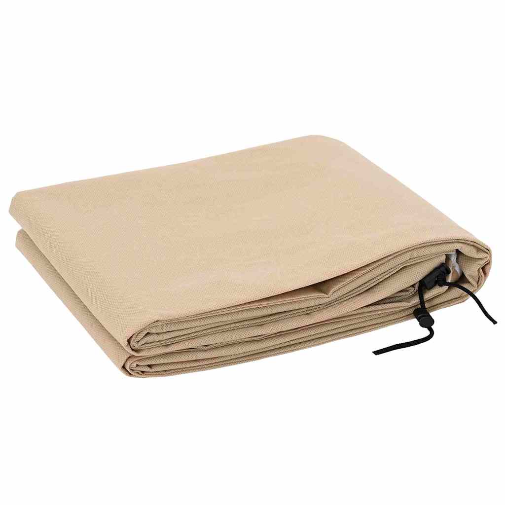 Frost Protection Plant Fleece Covers 5 pcs Beige 1.55 x 1 m