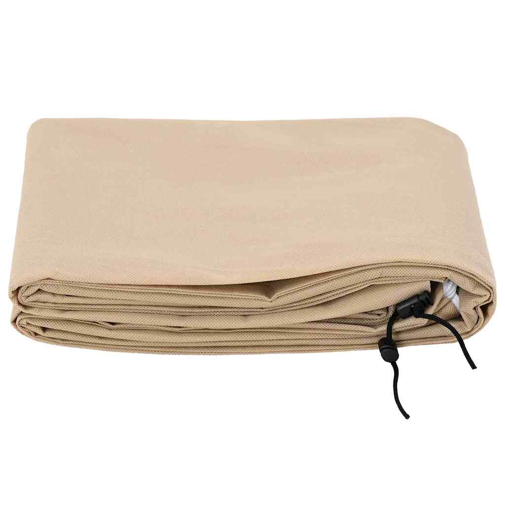 Frost Protection Plant Fleece Covers 5 pcs Beige 1.55 x 1 m