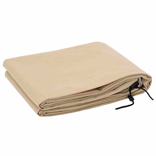 Frost Protection Plant Fleece Covers 5 pcs Beige 1.55 x 1.55 m