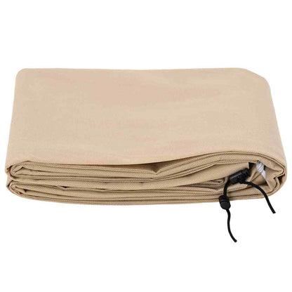 Frost Protection Plant Fleece Covers 5 pcs Beige 1.55 x 1.55 m