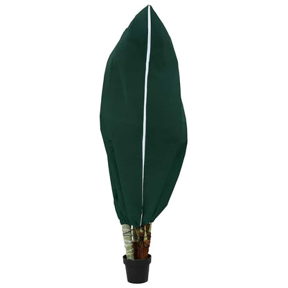 Frost Protection Plant Fleece Covers 5 pcs Green 1.55 x 1 m