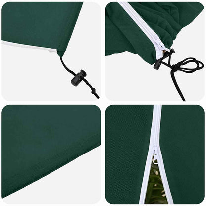 Frost Protection Plant Fleece Covers 5 pcs Green 1.55 x 1.55 m