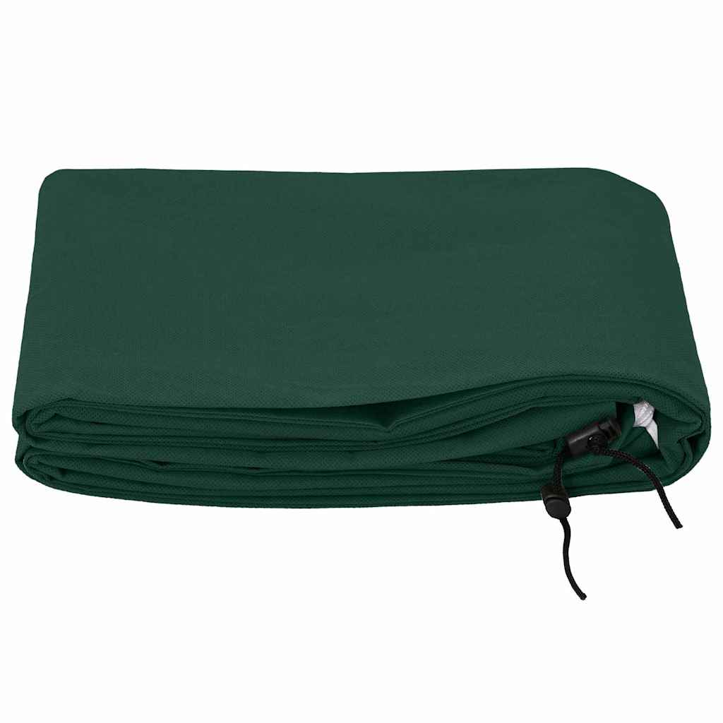 Frost Protection Plant Fleece Covers 5 pcs Green 1.55 x 1.55 m