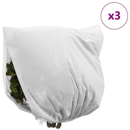 Frost Protection Plant Fleece Covers 3 pcs White 2 x 2.36 m