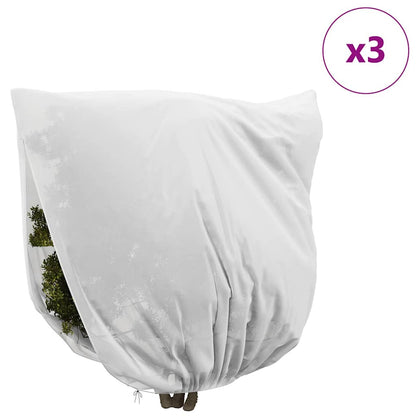 Frost Protection Plant Fleece Covers 3 pcs White 3.5 x 3.93 m