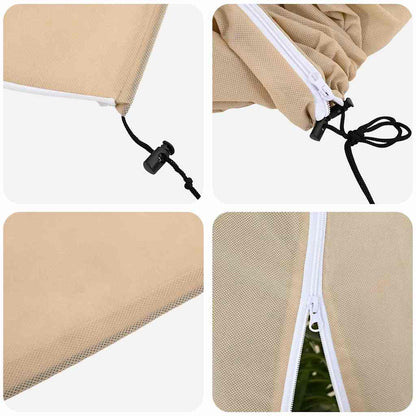 Frost Protection Plant Fleece Covers Beige 3.5 x 2.5 m