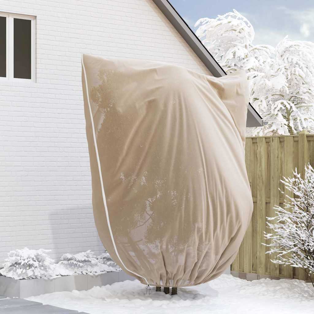 Frost Protection Plant Fleece Covers Beige 3.5 x 2.5 m