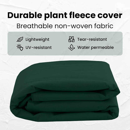 Frost Protection Plant Fleece Covers 3 pcs Green 2 x 2.36 m