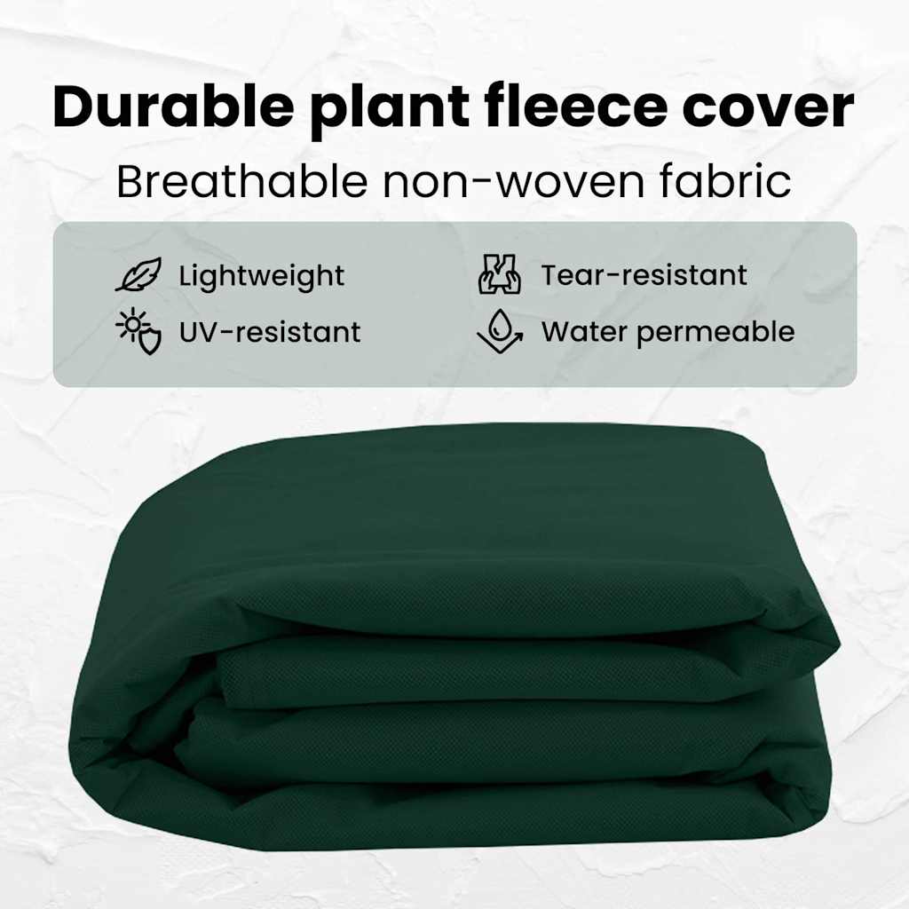 Frost Protection Plant Fleece Covers 3 pcs Green 2.5 x 3.14 m