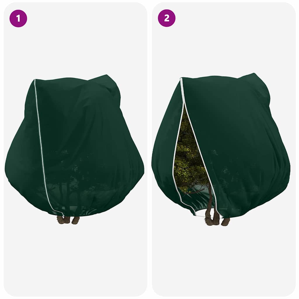 Frost Protection Plant Fleece Covers 3 pcs Green 2.5 x 3.14 m