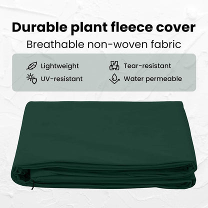 Frost Protection Plant Fleece Covers 3 pcs Green 3 x 3.93 m