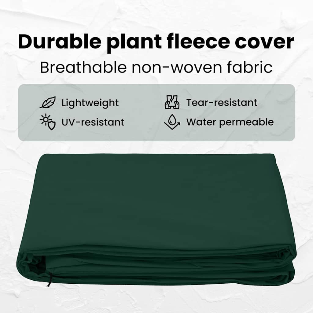 Frost Protection Plant Fleece Covers 3 pcs Green 3.5 x 3.93 m