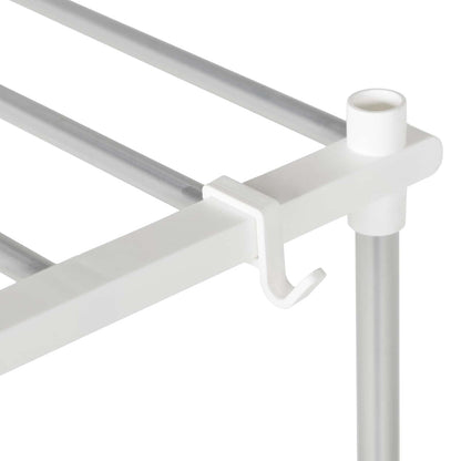 Washing Machine Shelf White 70 x 27 x 136 cm Aluminium