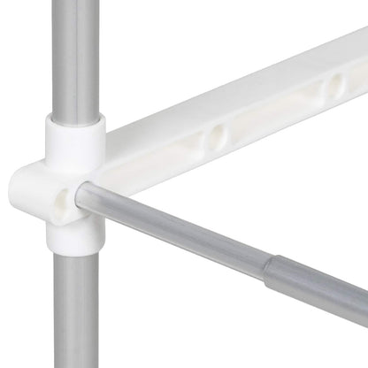 Washing Machine Shelf White 70 x 27 x 136 cm Aluminium