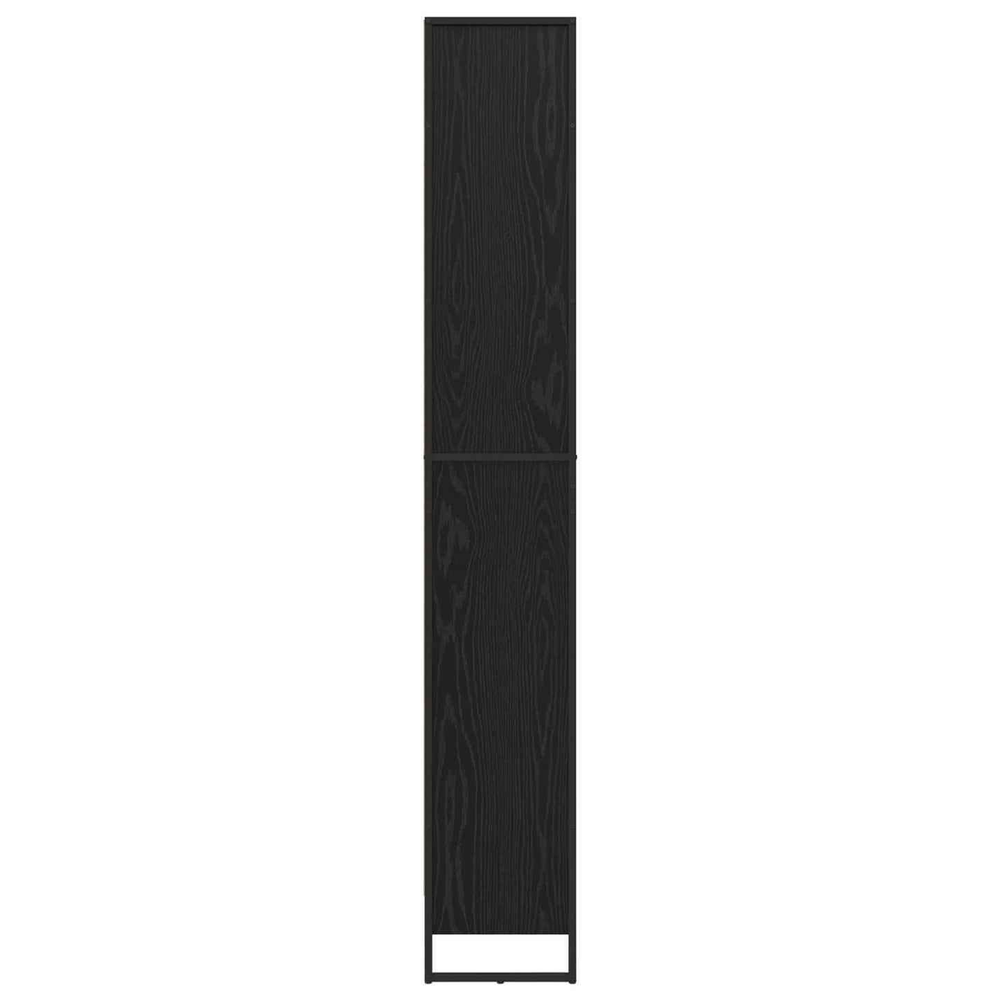 Book Cabinet 60 x 30 x 189.5 cm Engineered Wood Black Oak