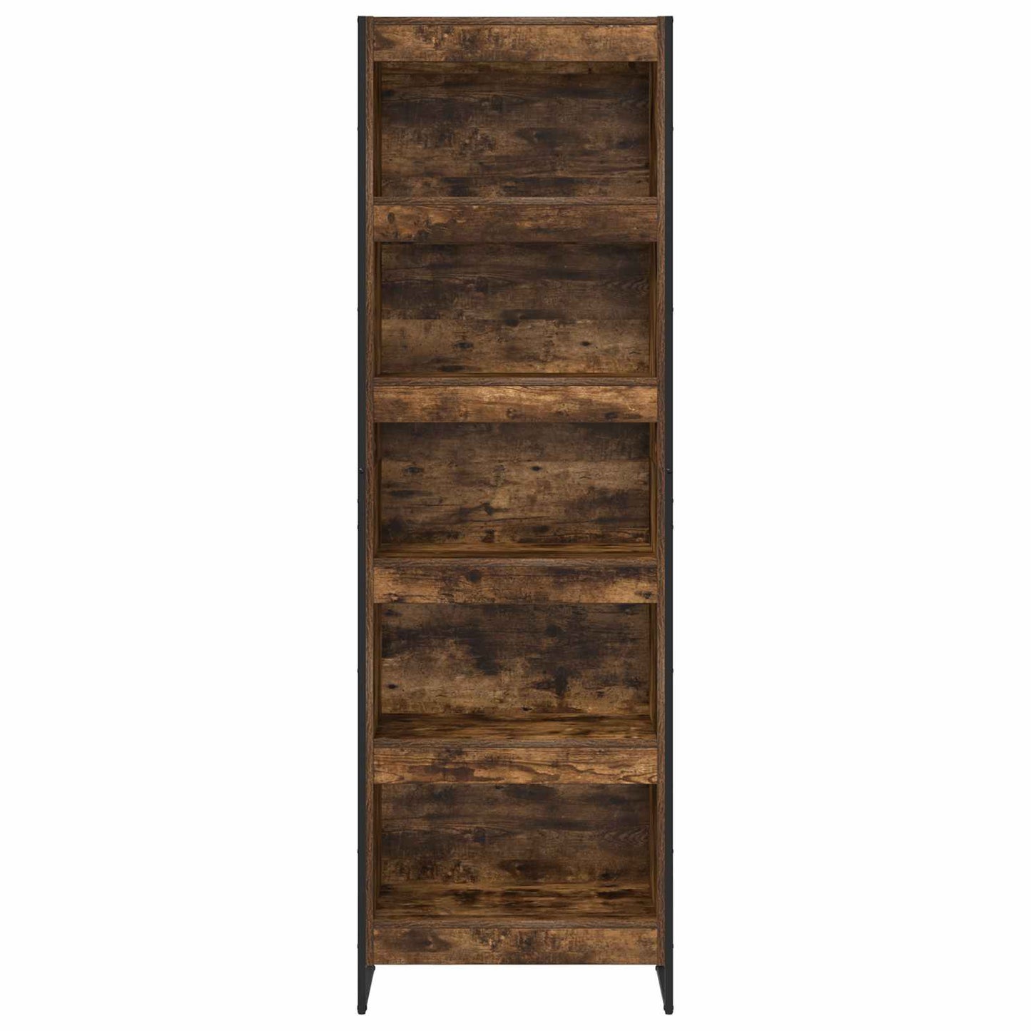 Book Cabinet 2 pcs Smoke Oak 60 x 30 x 189.5 cm Engineered Wood