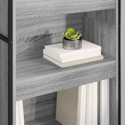 Book Cabinet 60 x 30 x 189.5 cm Engineered Wood Grey Sonoma