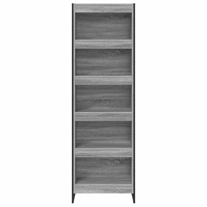 Book Cabinet 60 x 30 x 189.5 cm Engineered Wood Grey Sonoma