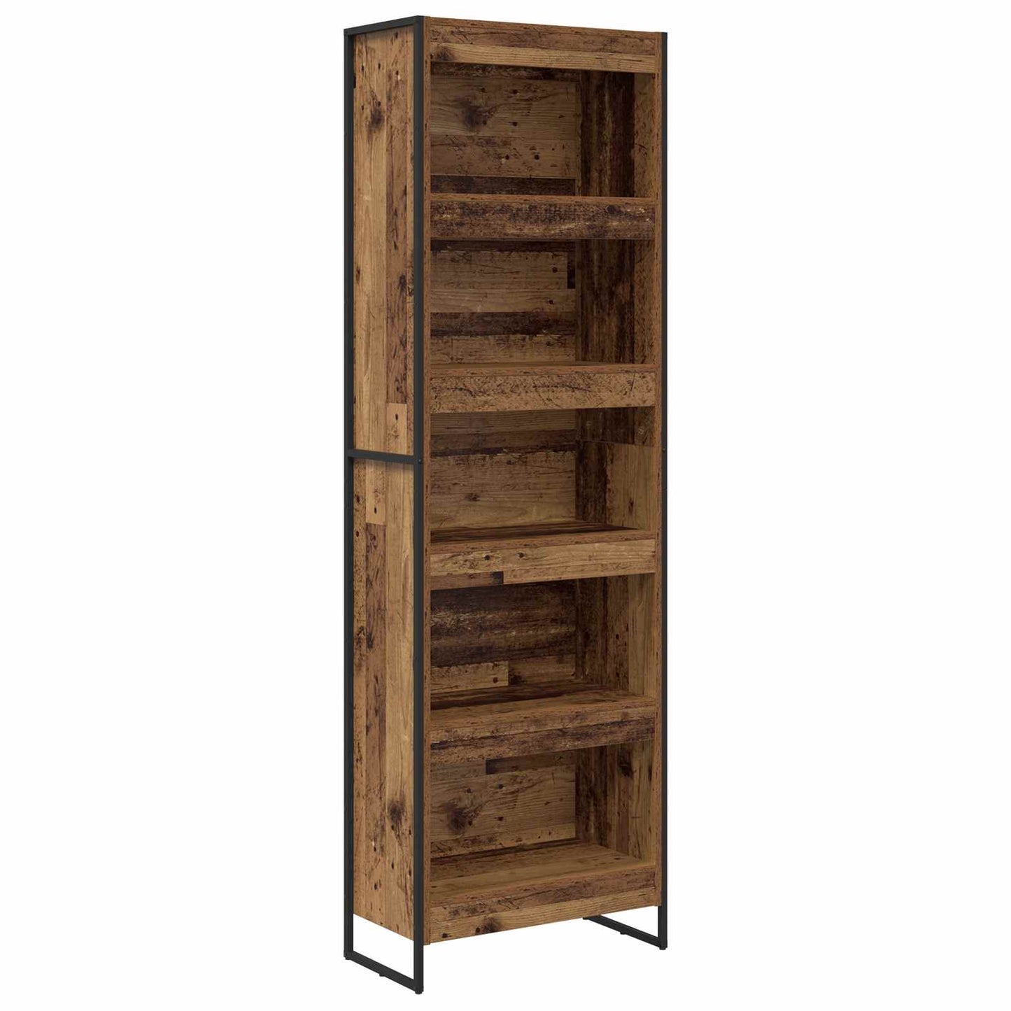 Book Cabinet 2 pcs Old Wood 60 x 30 x 189.5 cm Engineered Wood