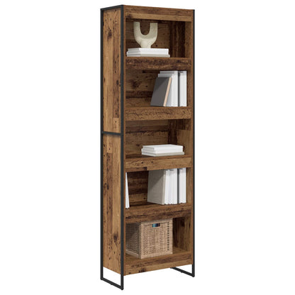 Book Cabinet 2 pcs Old Wood 60 x 30 x 189.5 cm Engineered Wood