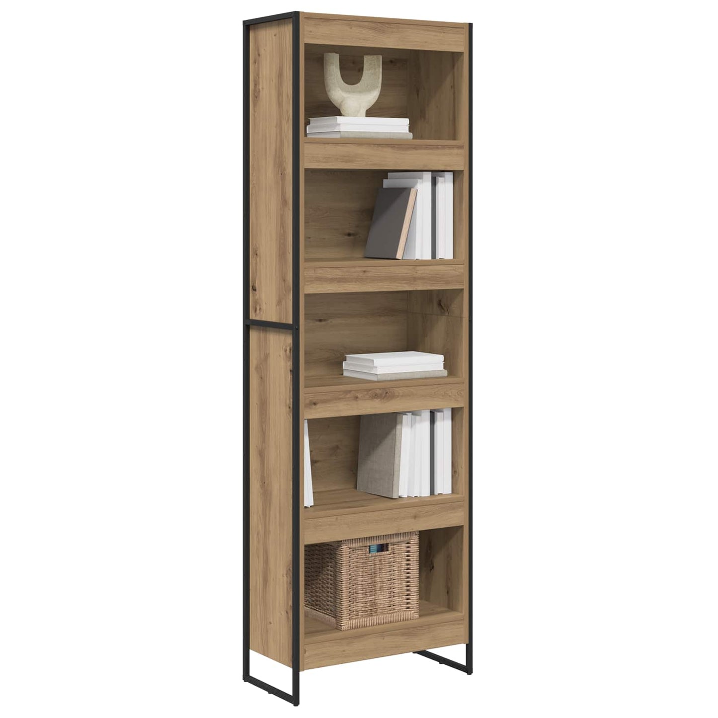 Book Cabinet 2 pcs Artisian Oak 60 x 30 x 189.5 cm