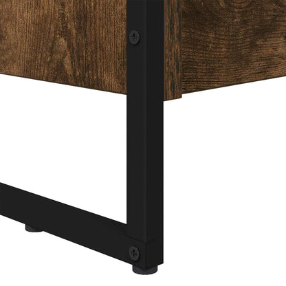 Book Cabinet 2 pcs Smoke Oak 80 x 30 x 155 cm Engineered Wood