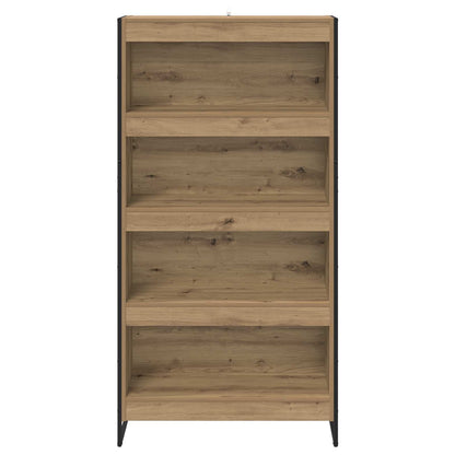 Book Cabinet 2 pcs Artisian Oak 80 x 30 x 155 cm