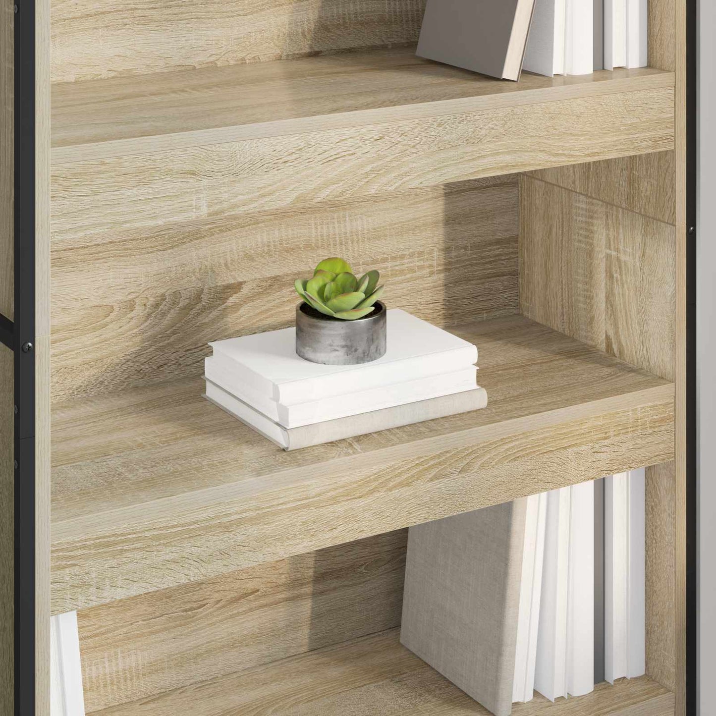 Book Cabinet 2 pcs Sonoma 80 x 30 x 189.5 cm Engineered Wood