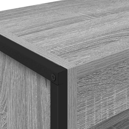 Book Cabinet 80 x 30 x 189.5 cm Engineered Wood Grey Sonoma