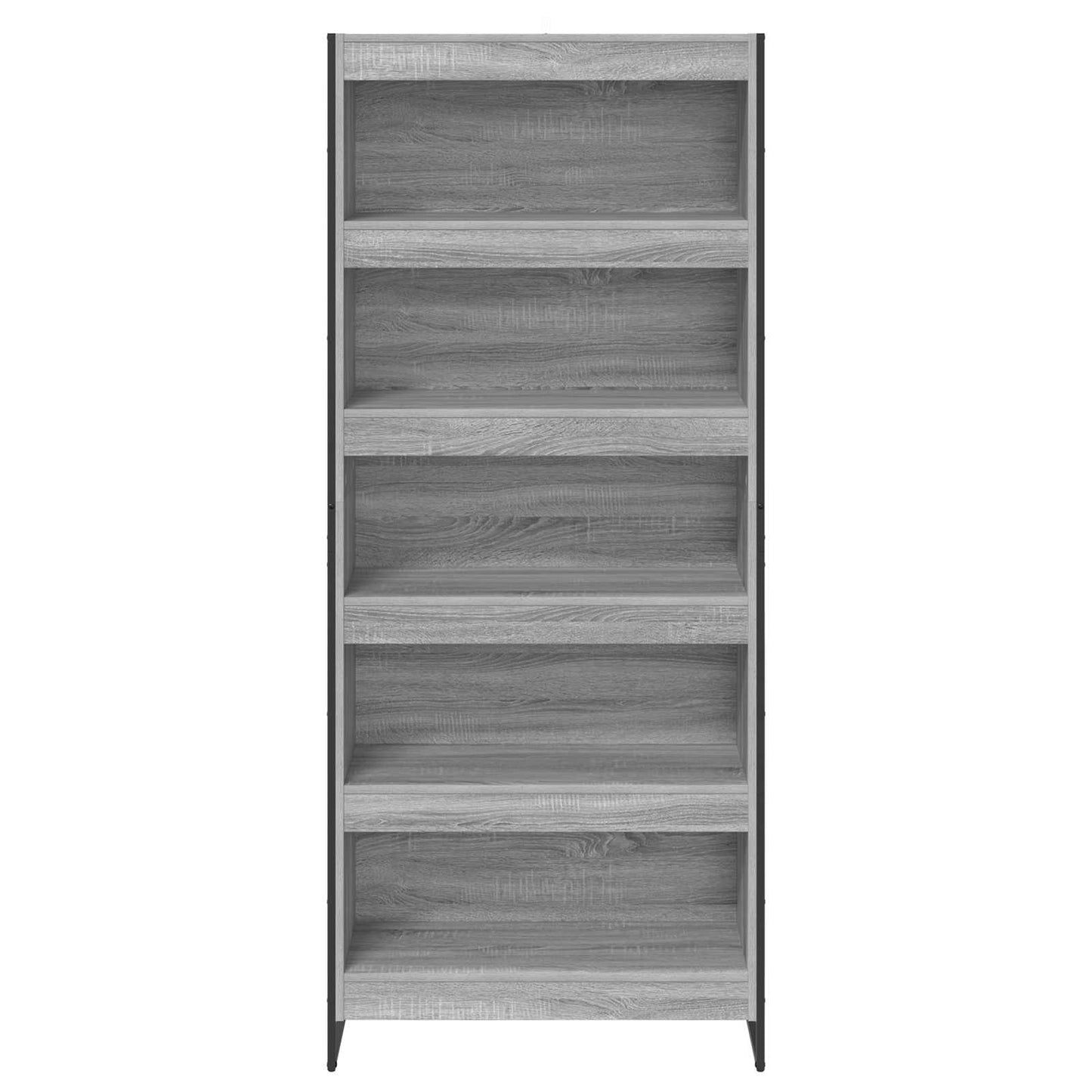 Book Cabinet 80 x 30 x 189.5 cm Engineered Wood Grey Sonoma