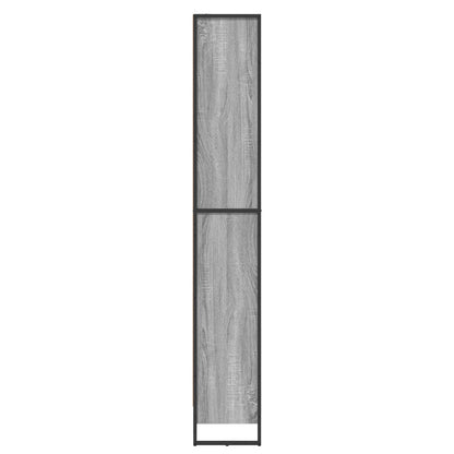Book Cabinet 80 x 30 x 189.5 cm Engineered Wood Grey Sonoma