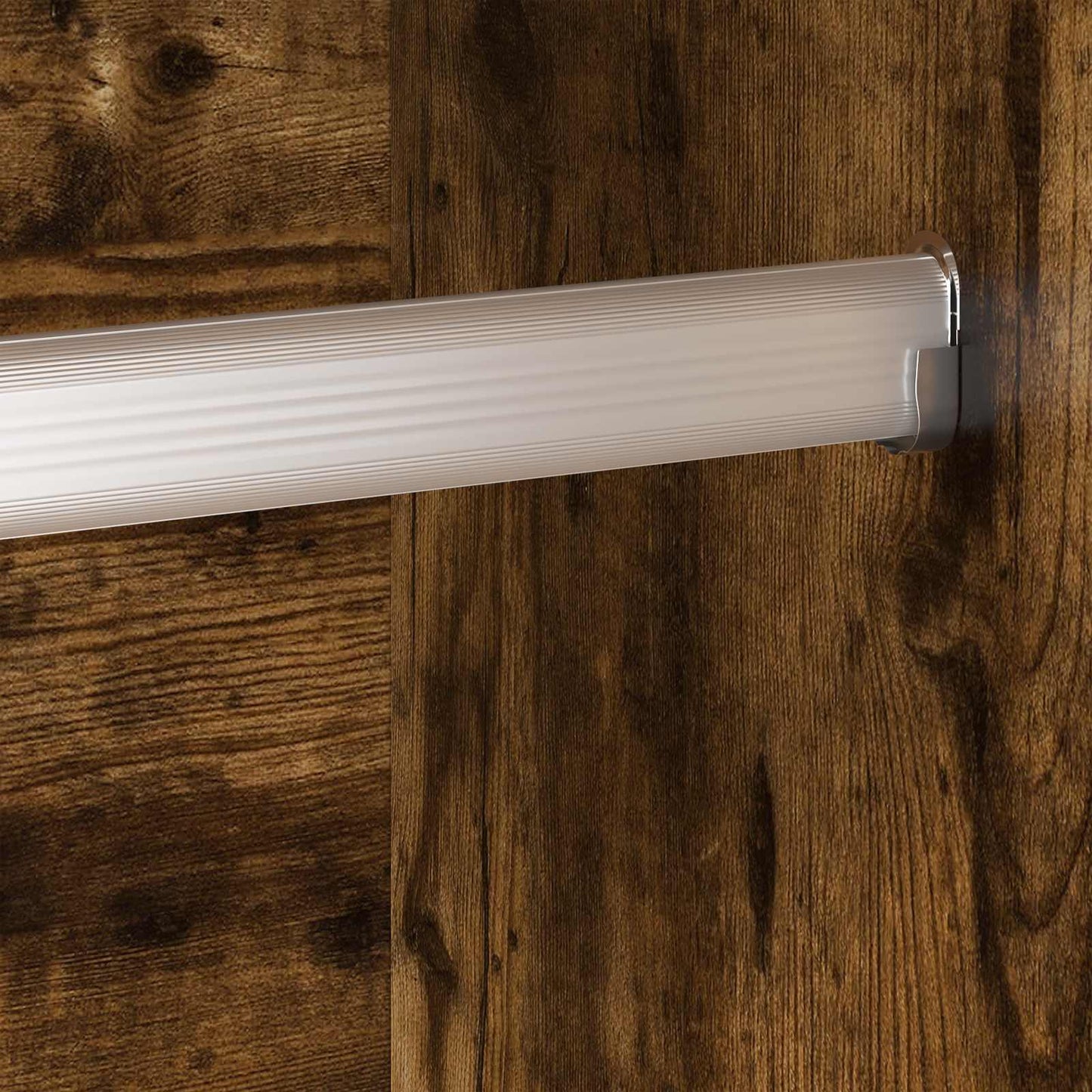 Warderobe with Door Smoke Oak 50 x 50 x 200 cm Engineered Wood