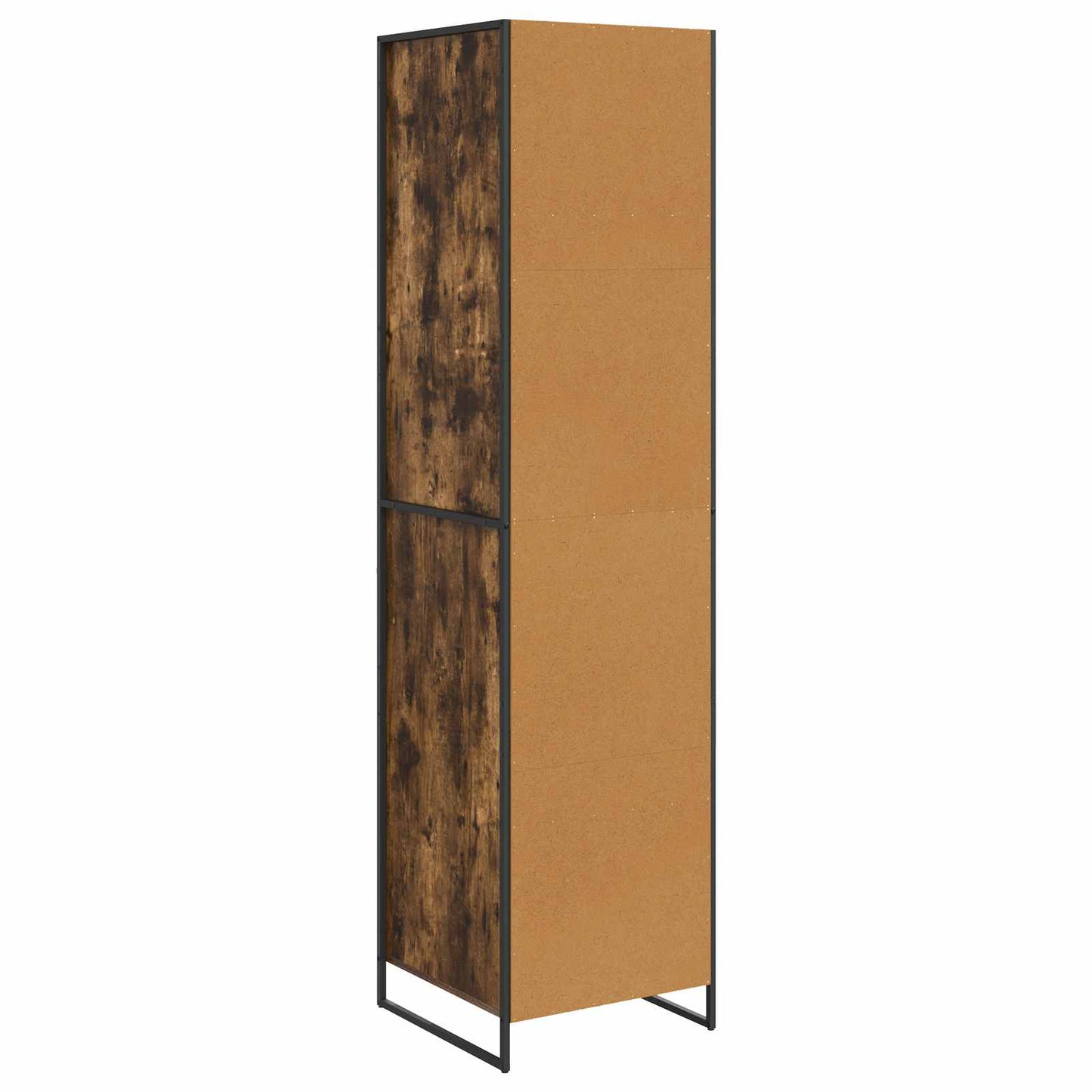 Warderobe with Door Smoke Oak 50 x 50 x 200 cm Engineered Wood