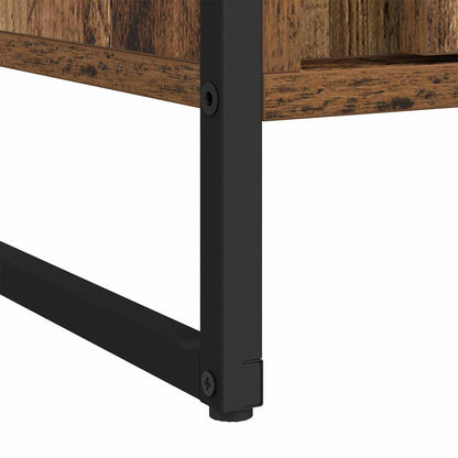 Warderobe with Door Old Wood 50 x 50 x 200 cm Engineered Wood