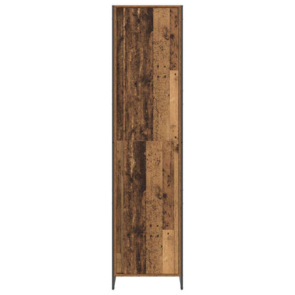 Warderobe with Door Old Wood 50 x 50 x 200 cm Engineered Wood