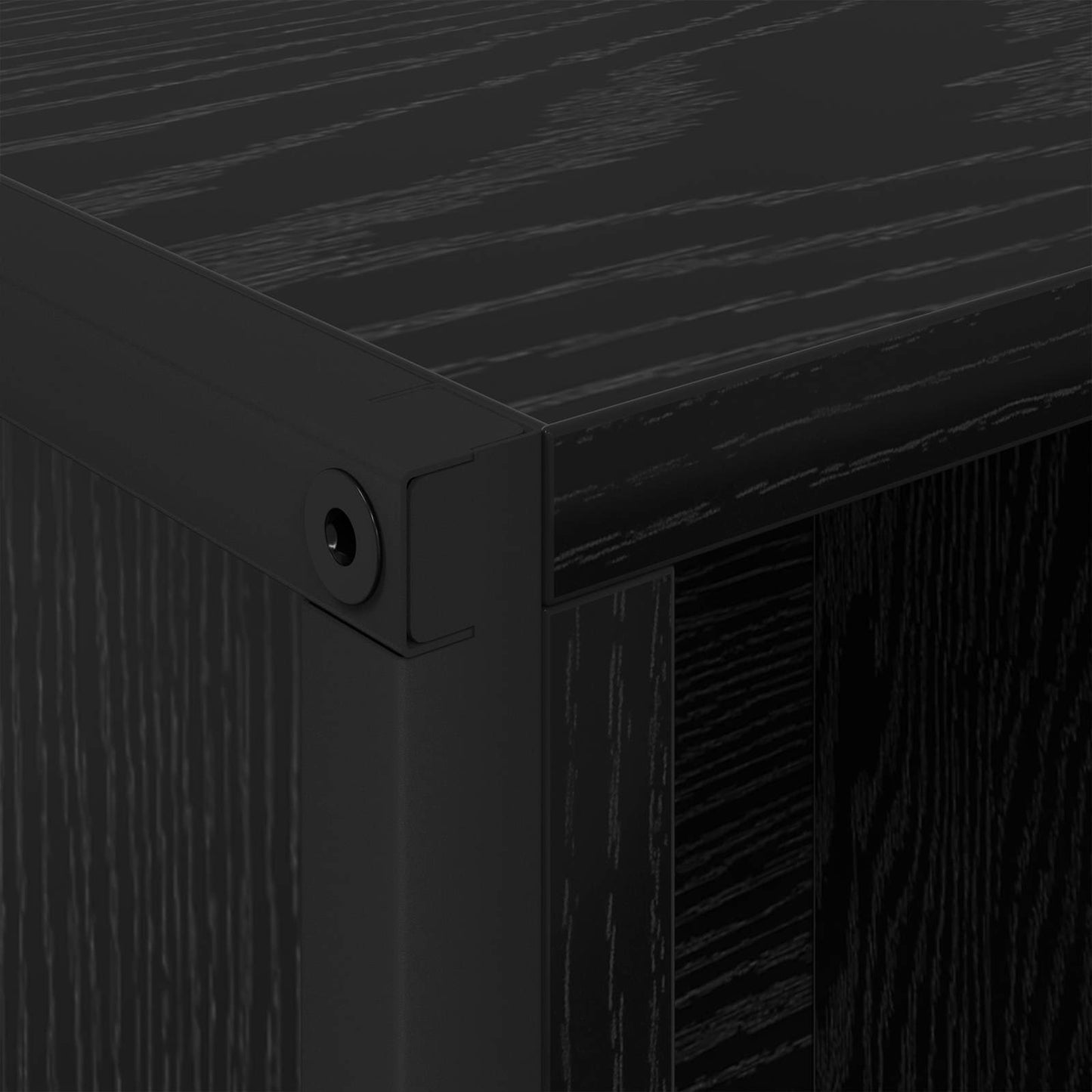 Book Cabinet 2 pcs Black Oak 99.5 x 30 x 108 cm Engineered Wood