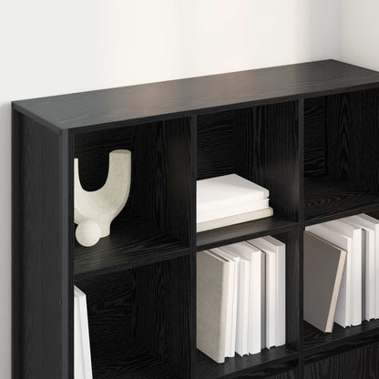 Book Cabinet 2 pcs Black Oak 99.5 x 30 x 108 cm Engineered Wood