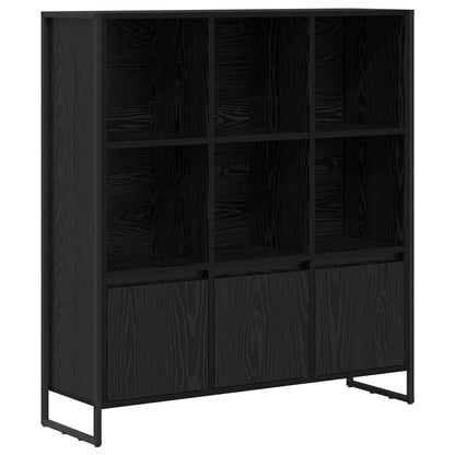 Book Cabinet 2 pcs Black Oak 99.5 x 30 x 108 cm Engineered Wood