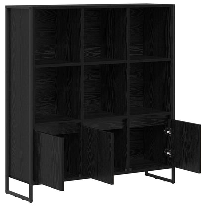 Book Cabinet 2 pcs Black Oak 99.5 x 30 x 108 cm Engineered Wood