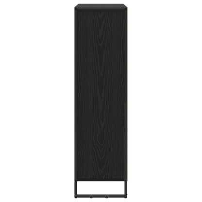 Book Cabinet 2 pcs Black Oak 99.5 x 30 x 108 cm Engineered Wood