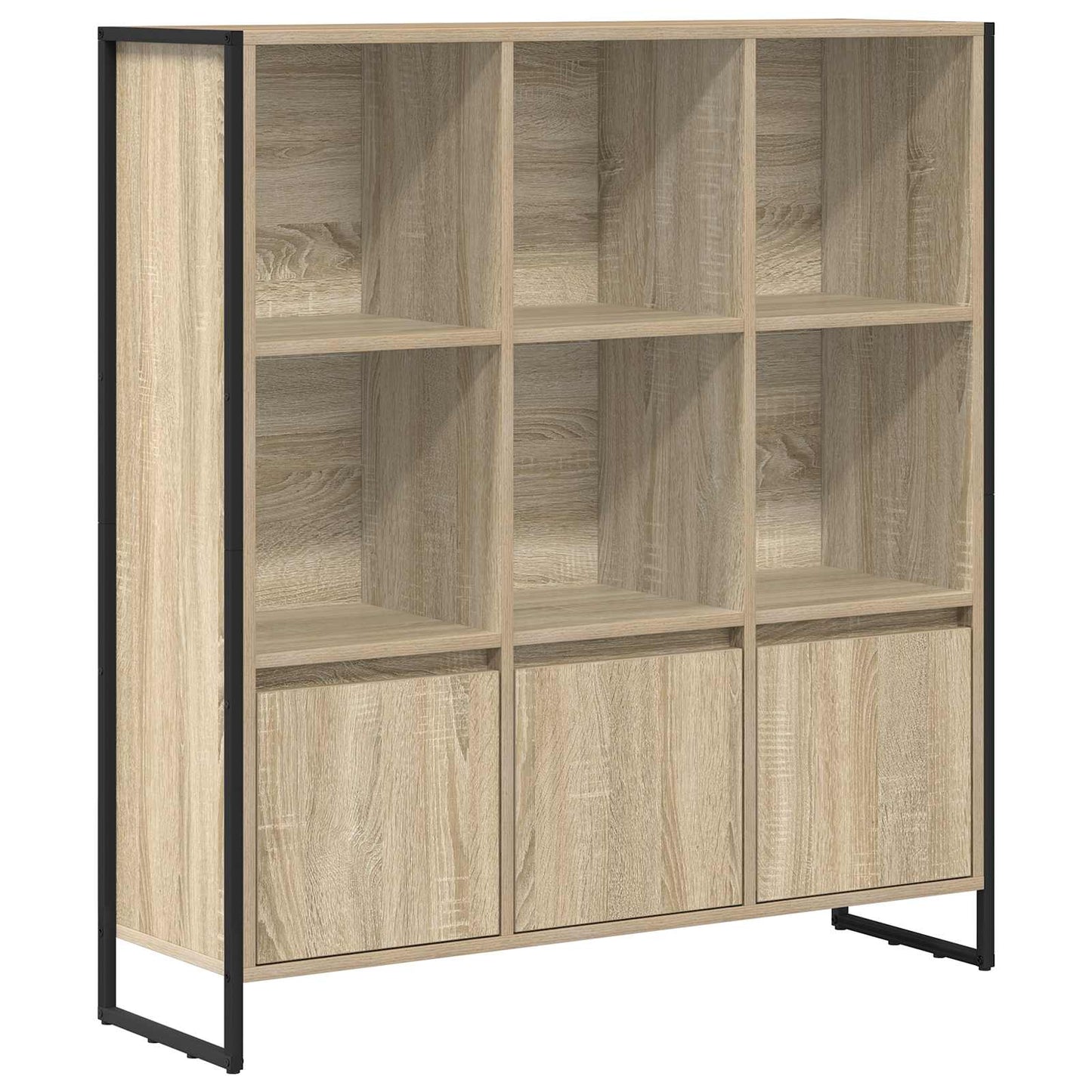 Book Cabinet 2 pcs Sonoma 99.5 x 30 x 108 cm Engineered Wood