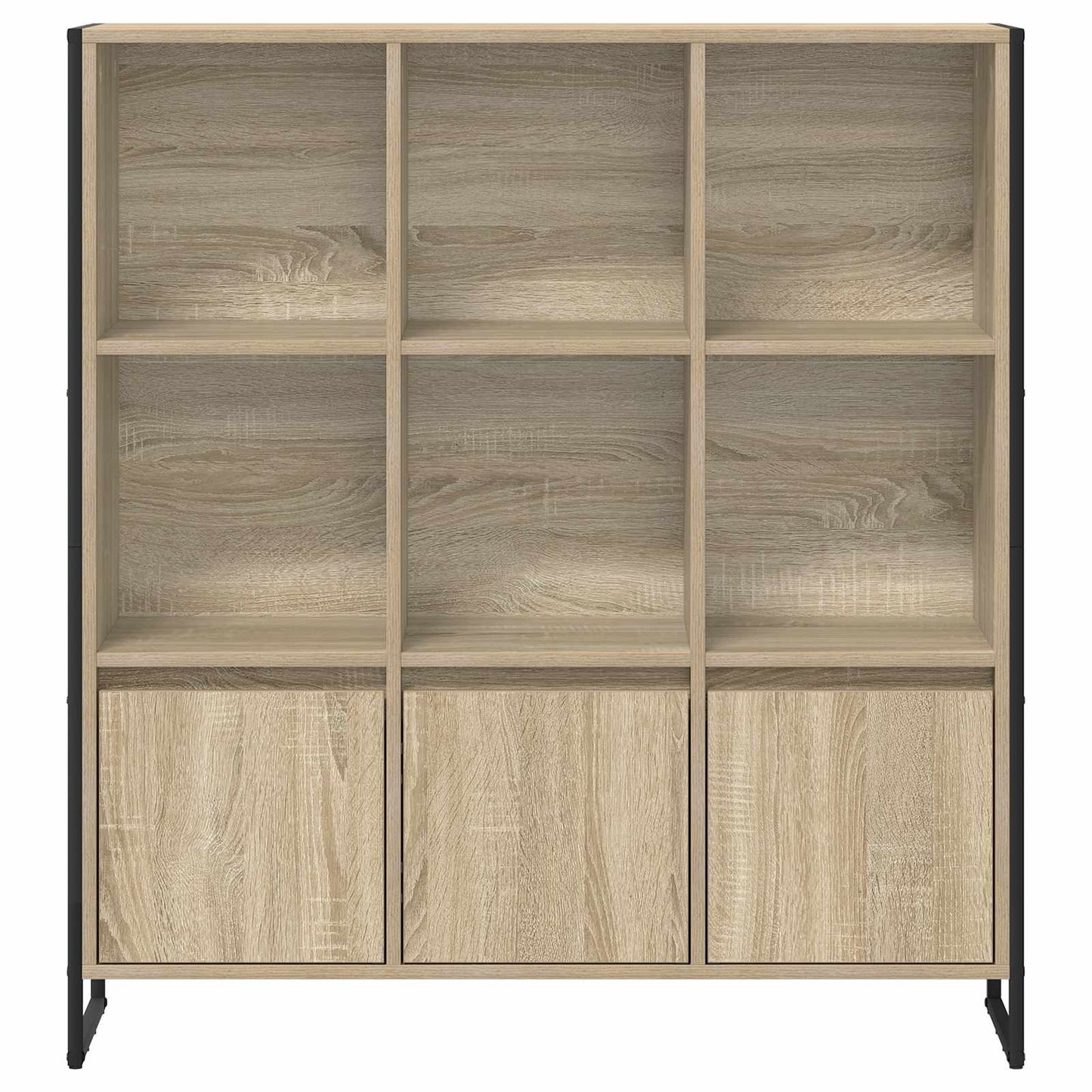Book Cabinet 2 pcs Sonoma 99.5 x 30 x 108 cm Engineered Wood