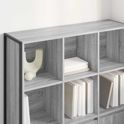 Book Cabinet 2 pcs Grey Sonoma 99.5 x 30 x 108 cm